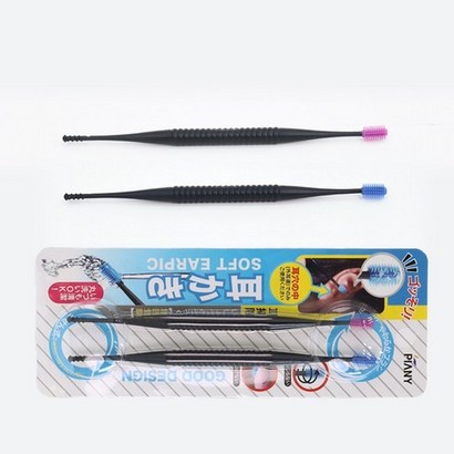 2 way 저자극 양면 실리콘 귀이개 SET 위생 귀청소 리뷰후기