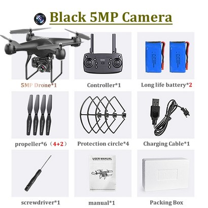 RC 드론 QUADCOTER UAV 카메라 4K 전문 광각 항공 사진 긴 수명 원격 제어 플라이 윙 기계 장난감