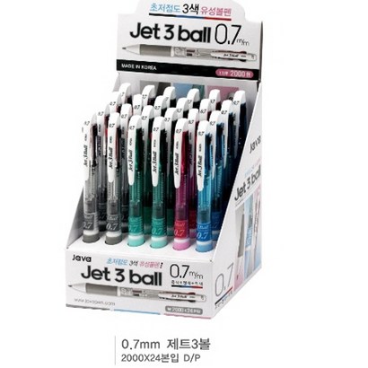 자바펜 2000원자바펜 제트3볼 07 Jet 3Ba 리뷰후기