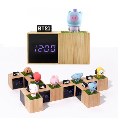 로이체 BT21 베이비 ED 디지털 탁상시계