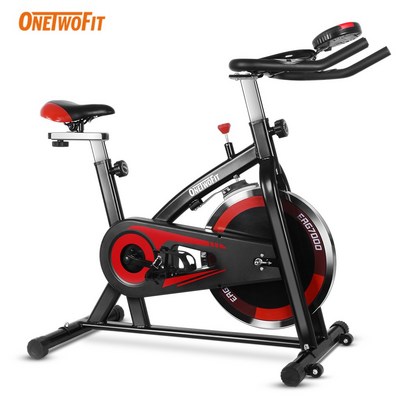 OneTwoFit 스핀바이크 클럽형 스피닝자전거 무소음 실내자전거