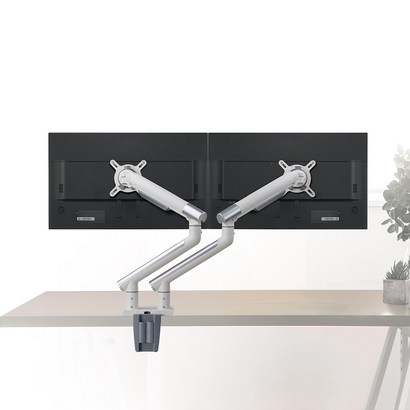 카멜 모니터암 CA2D 듀얼 모니터거치대 이지밸런스 /USB 옵션 가능