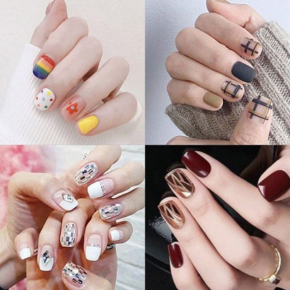 온더칩 붙이는 네일스티커 셀프네일