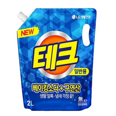 테크 베이킹소다구연산 엑체세제 리필 일반용