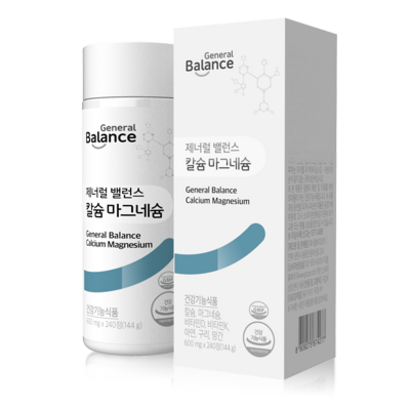 지쿱 제너럴밸런스 칼슘 마그네슘 120정 리뷰후기