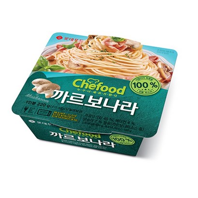 롯데 쉐푸드 파스타 스파게티 까르보나라1박스 리뷰 후기