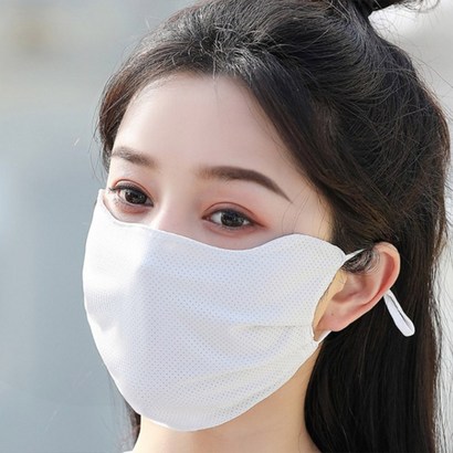 광대 가리는 커버 햇빛 자외선 차단 가리개 통풍 통기성 여름 쿨 매쉬 골프 등산 마스크