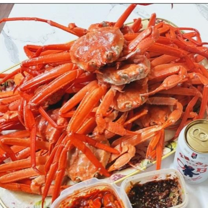 포항 구룡포 실속형 연지홍게