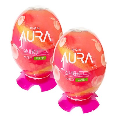 AURA 빅에그 방향제 복숭아 리뷰후기