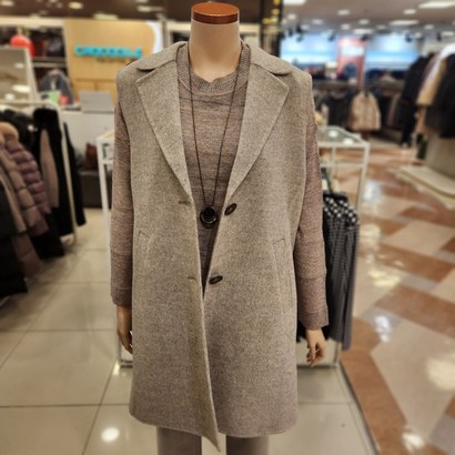 크로커다일레이디 카라넥 모직 롱 베스트 CAWVT101