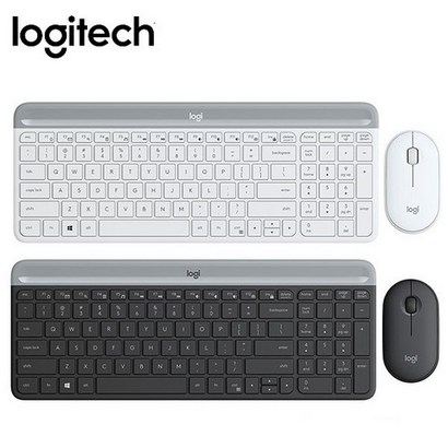 로지텍 K470 슬림 무선 콤보 키보드 마우스 한글 스티커 증정