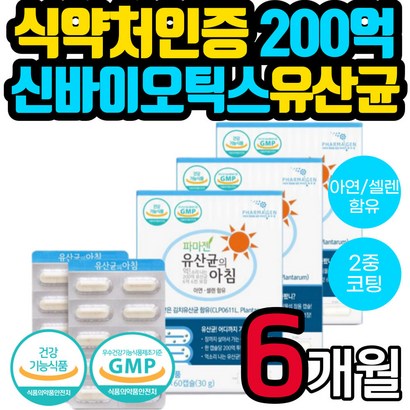 온가족 김치 유산균 장 건강 신바이오틱스 아연 셀렌 락토바실러스 플란타룸 가세리 람노스 남자 여자 남성 여성 온가족 유아 아이 어른 성인 50대 60대 배변활동원활 영양제 선물