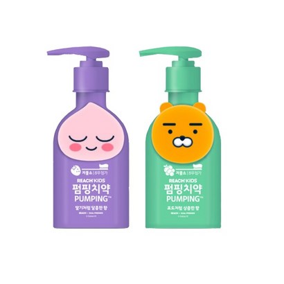 리치 키즈 피규어 펌핑치약 라이언어피치 리뷰후기