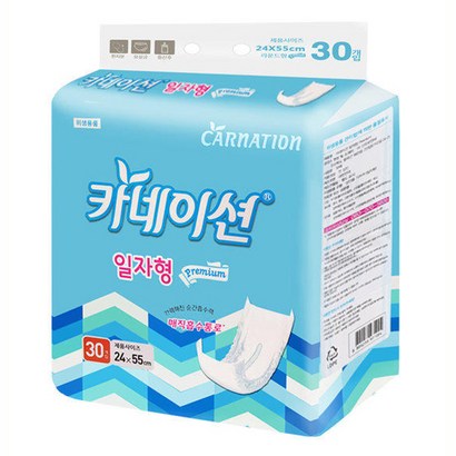 카네이션 속기저귀/일자고급형 30매X 리뷰 후기