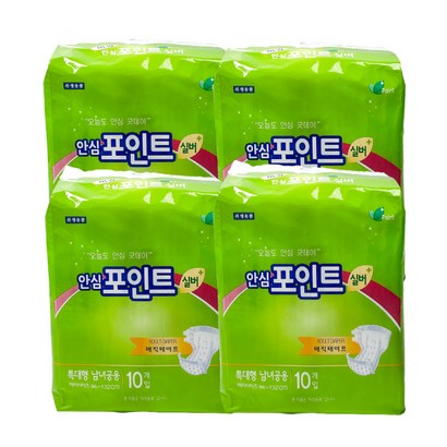 안심 포인트 성인용 겉기저귀 특대형 40매 매직테이프 찍찍이타입