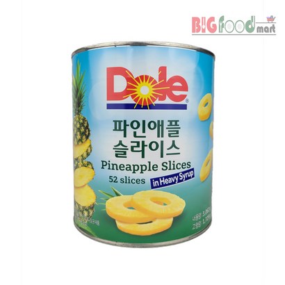 돌 파인애플 슬라이스
