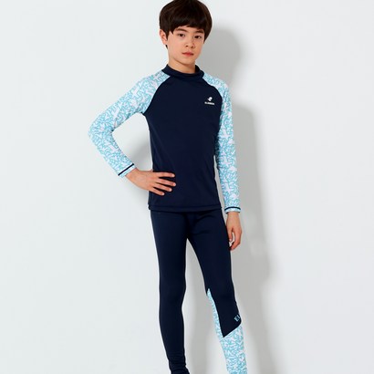 엘인보아 주니어 래쉬가드 버드네이비9부 상하 리뷰후기