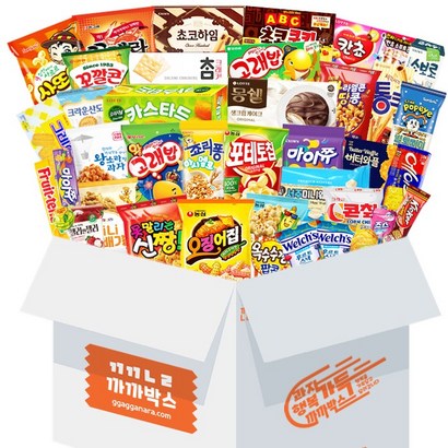 까까나라 럭키박스 과자선물 고를필요없는 랜덤과자세트 사무실 어린이집 간식