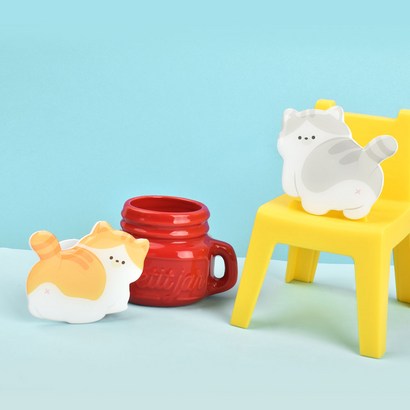 나인어클락 핸드 그립 아크릴 에폭시 고양이 스마트톡 냥이 젤리톡 핸드폰 거치대