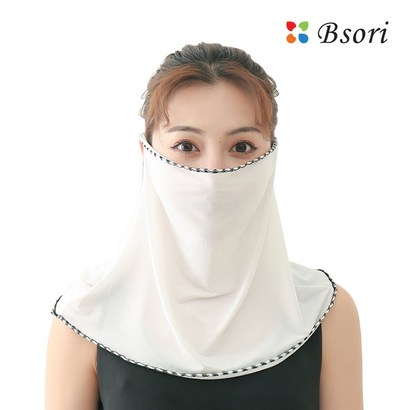 파스텔 쿨마스크_자외선차단 쿨링마스크 햇빛가리개