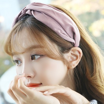 미스21 멘타 무지꼬임 헤어밴드 머리띠