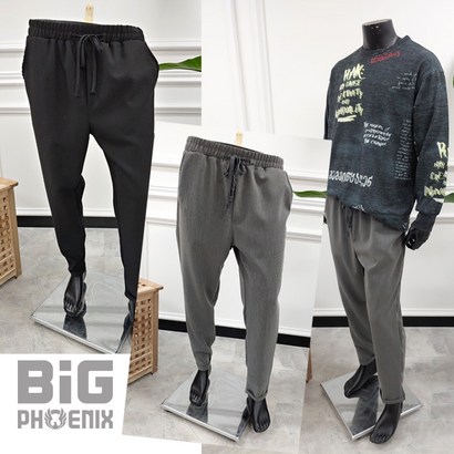 남자 빅사이즈 비비드 카브라 밴딩팬츠