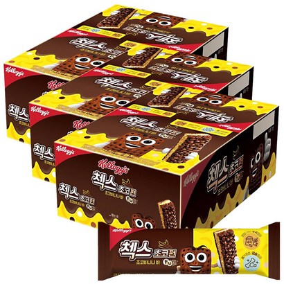 켈로그 첵스 초코펀 초코바나나 바 영양간식