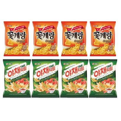 크라운 꽃게랑 야채타임