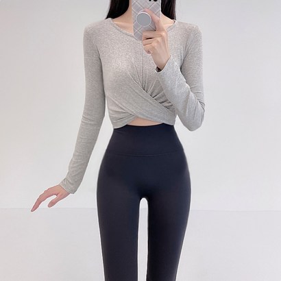 로라벨 포즈 필라테스복 요가복 커버업