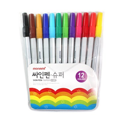 모나미 사인펜 슈퍼