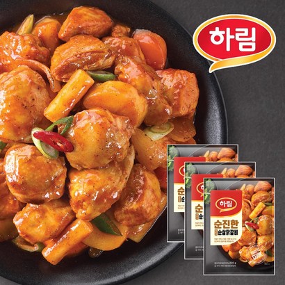 하림 순진한 순살 닭갈비 3봉