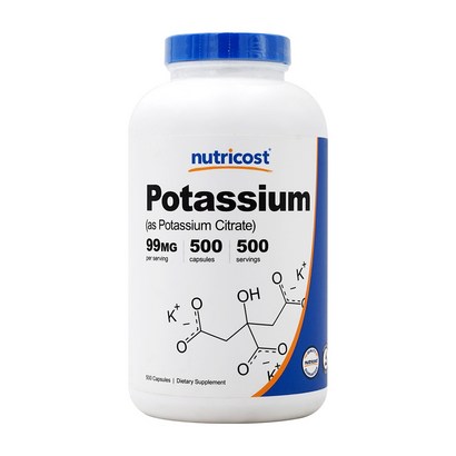 뉴트리코스트 구연산 칼륨 캡슐 500캡슐 1서빙 500회분 otassiu Citrate Casues