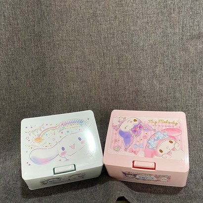 산리오 원터치 수납함 케이스 쿠로미 마이멜로디 시나모