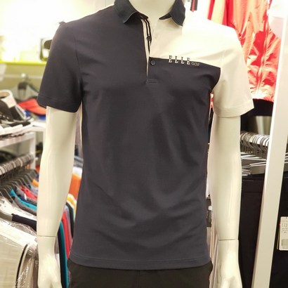 엘르골프 멋스러움이 돋보이는 몸판 배색 칼라 티셔츠 리뷰후기