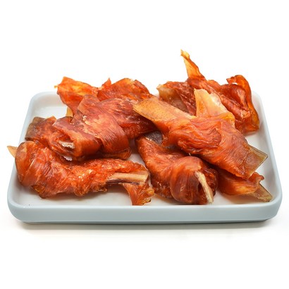 오래먹는 간식 피그치말이_ 돼지귀 닭고기 육포 강아지수제간식