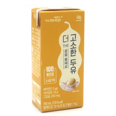 대상웰라이프 더 고소한 두유 24개 리뷰후기