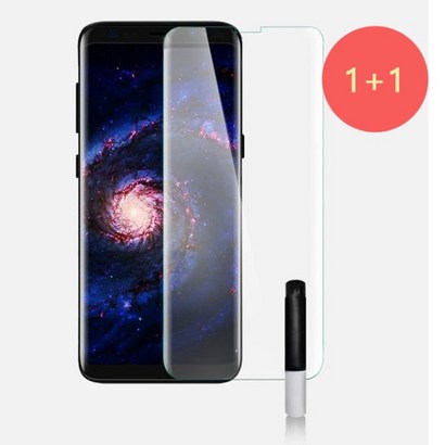 자체브랜드 갤럭시 노트9 8 S9 S8 액상 풀점착 강화유리e