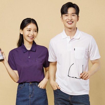 나인앤나인 쿨론 솔리드 카라 반팔 티셔츠 리뷰후기