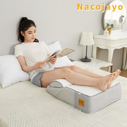 나코자요 통메모리폼 다리베개 3세대 쿠션 발베개 등쿠션 바디필로우 무릎쿠션 발 받침대 리뷰 후기