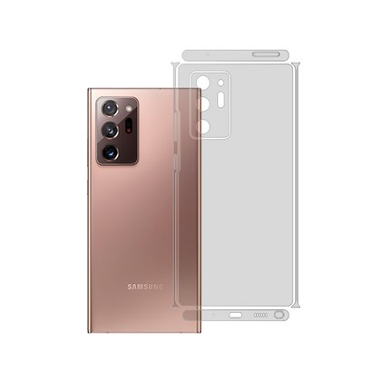 알럽스킨 갤럭시노트20 울트라 기스 지문방지 후면 보필름 2매부착액 SM-N986N 리뷰후기