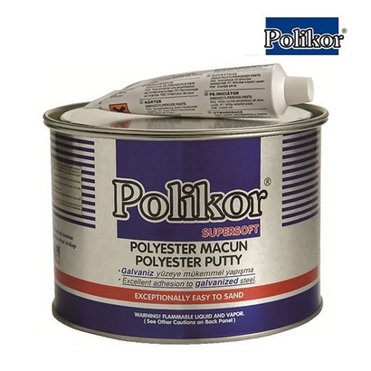 POLIKOR 폴리코 판금퍼티-경화제포함 대용량 아연퍼티 빠데 자동차 보수 복원 리뷰후기