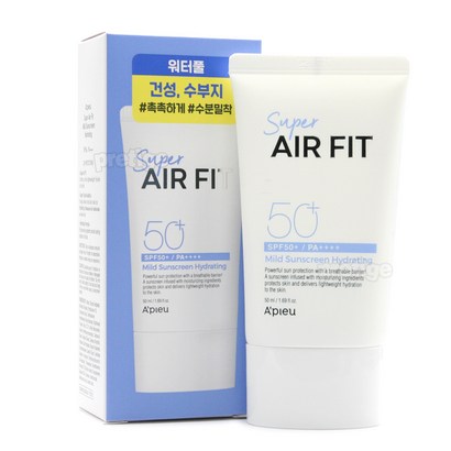 어퓨 슈퍼에어핏 마일드 선크림 워터풀 SF50 A