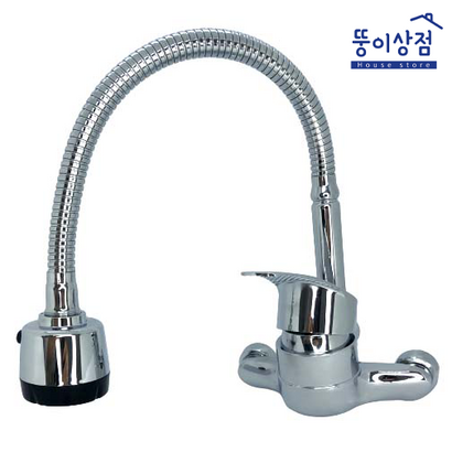 국산 벽붙이 코브라 싱크대 주방수전 TS-1001