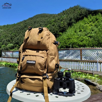 로컬라이언 등산배낭 등산가방 블랙 베이지