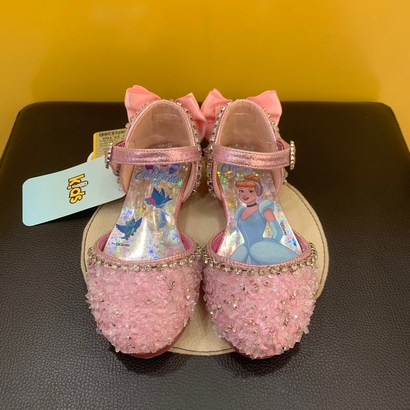 비아니키즈 신데렐라 오픈플랫 핑크 걸으면 불빛이 나며 뒤에 리본이 달려있는 핑크공주구두 리뷰후기