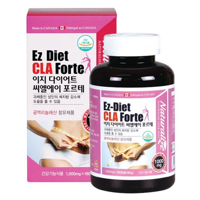 네추럴라이즈 이지 다이어트 CLA 포르테 180캡슐 리뷰후기