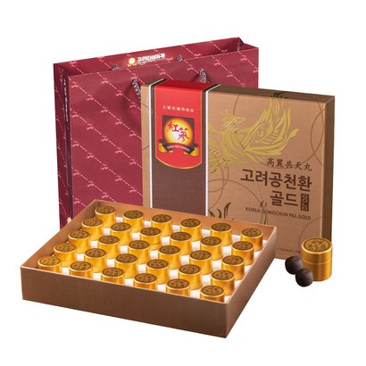 고려인삼유통 고려공천환 골드 30환 쇼핑백