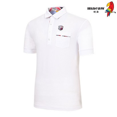 마코 마코 SALE 체크배색카라 반팔 티셔츠_MIM2TS10 리뷰후기