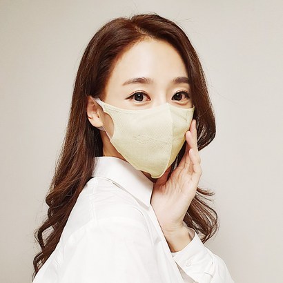 시노텍스 신소재 마스크 아이보리 귀편하고 숨쉬기편한 사이즈 선택형 리뷰 후기
