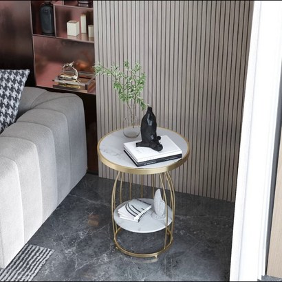 침대옆선반 대리석 2단 협탁 사이드테이블 리뷰후기
